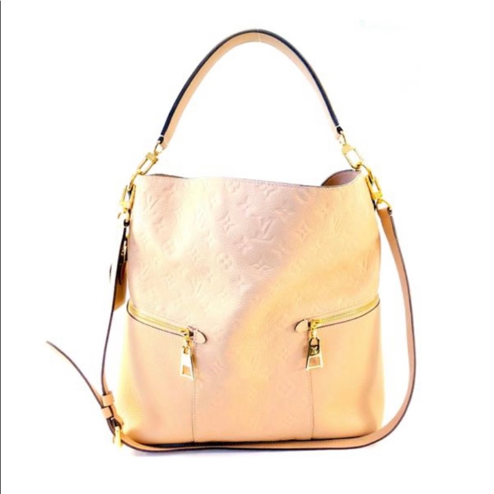 Louis Vuitton melie leather hobo bag